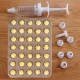 Cake Decorator Mold Set - 8 Pieces 